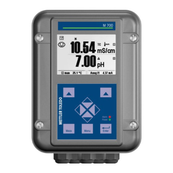 Mettler Toledo M 700 Manual De Usuario