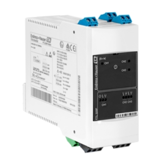 Endress+Hauser FTL 325 P Serie Manual Del Usuario