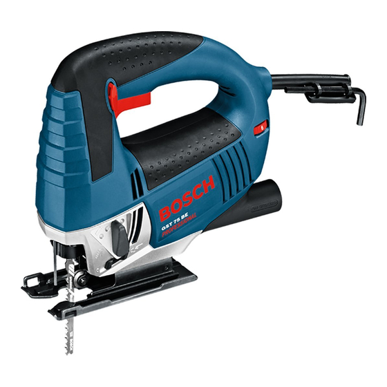 Bosch Professional GST 75 BE Manual Original