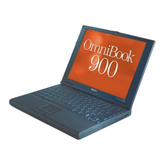 HP OmniBook 900 Manual Del Usuario