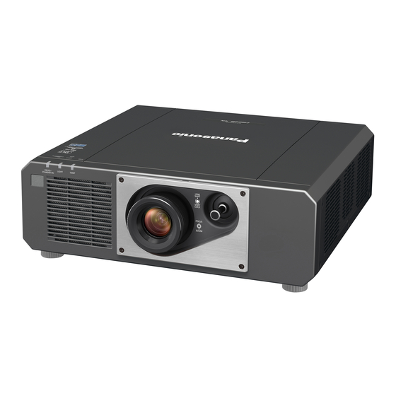 Panasonic PT-FRQ60 Instrucciones De Operación