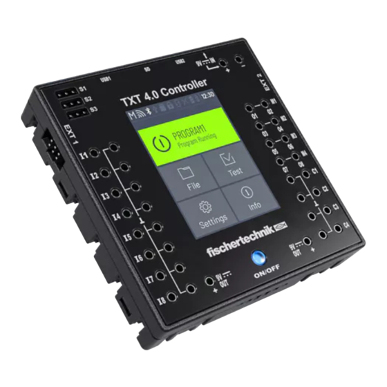 fischertechnik ROBOTICS TXT 4.0 Manual De Instrucciones