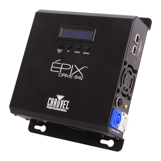 Chauvet Professional EPIX DRIVE 642 Guía De Referencia Rápida