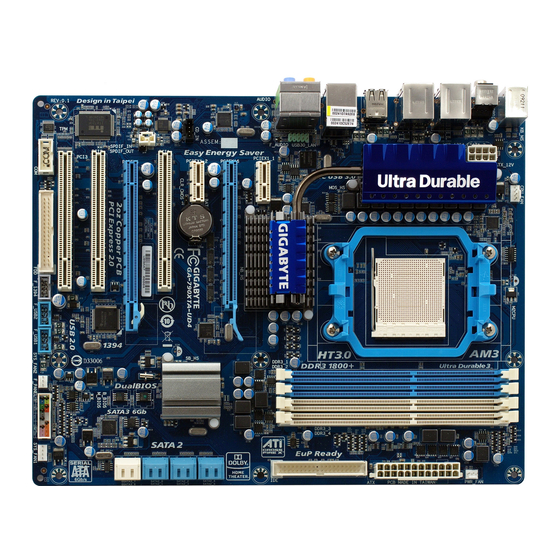 Gigabyte GA-790XTA-UD4 Manual De Usuario