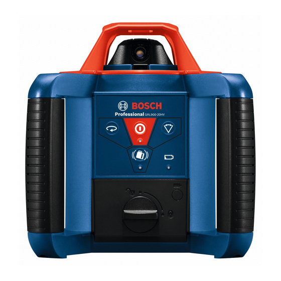 Bosch GRL800-20HV Instrucciones De Funcionamiento Y Seguridad