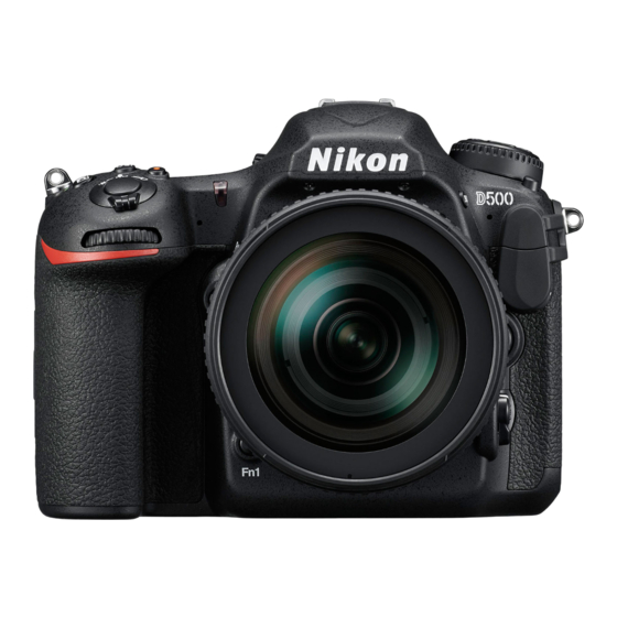 Nikon D500 Manual Del Usuario