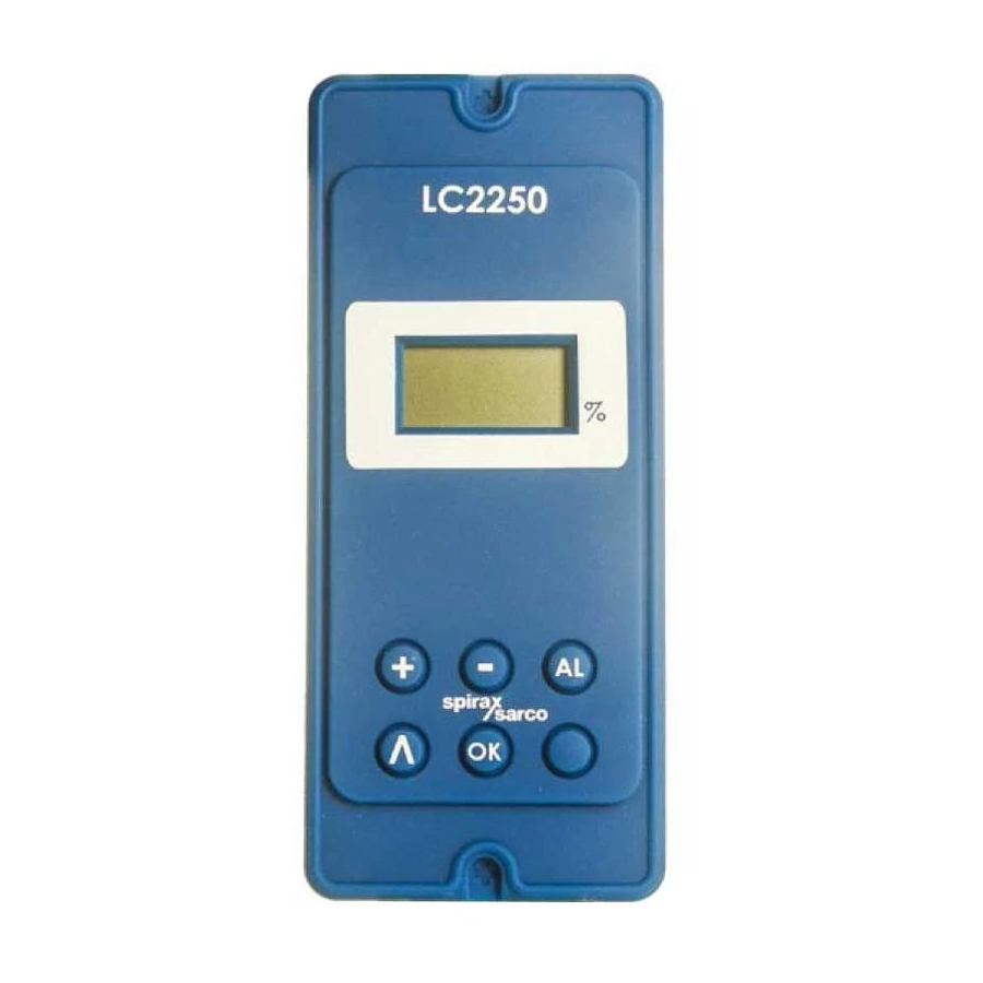 Spirax Sarco LC2250 Instrucciones De Instalación Y Mantenimiento
