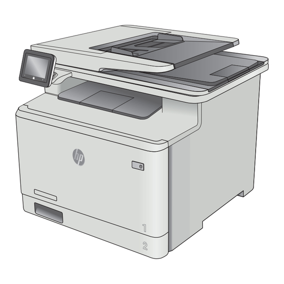 HP Color LaserJet Pro MFP M377 Serie Guia De Inicio Rapido