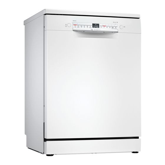 Bosch SMS2HKW03E Manual De Usuario