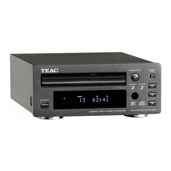 Teac PD-H300mkIII Manual Del Usuario