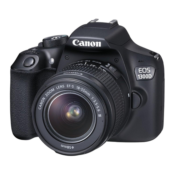 Canon EOS 1300D Manual De Instrucciones
