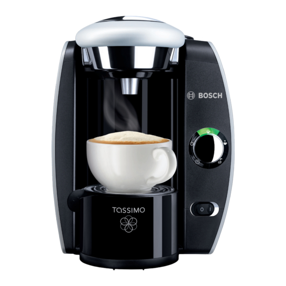 Bosch TASSIMO TAS 4013 Instrucciones De Uso