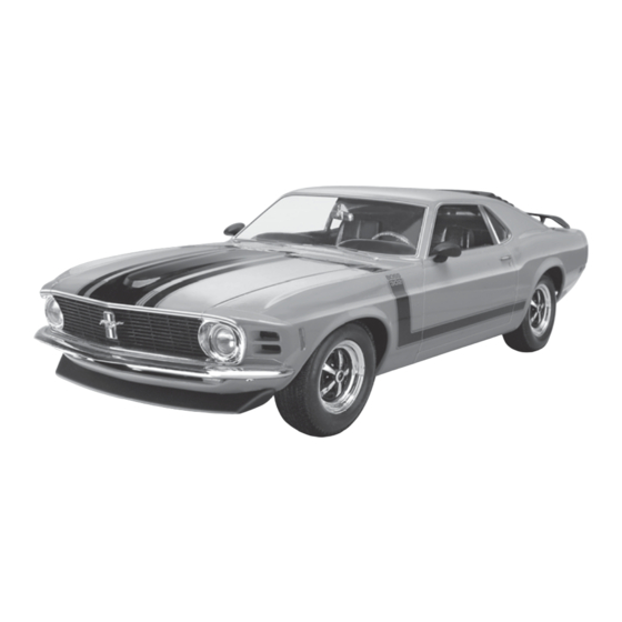 REVELL '70 FORD MUSTANG BOSS 302 Manual De Instrucciones