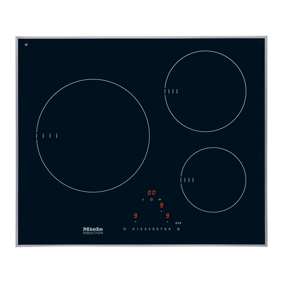 Miele KM 6310 Manuales