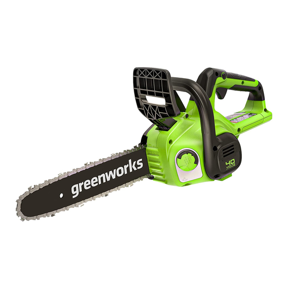 GreenWorks G40CS30II Manuales