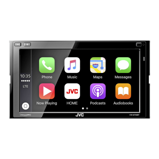 JVC KW-M730BT Manual De Instrucciones