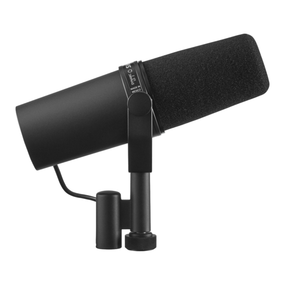 Shure SM7B Manual Del Usuario