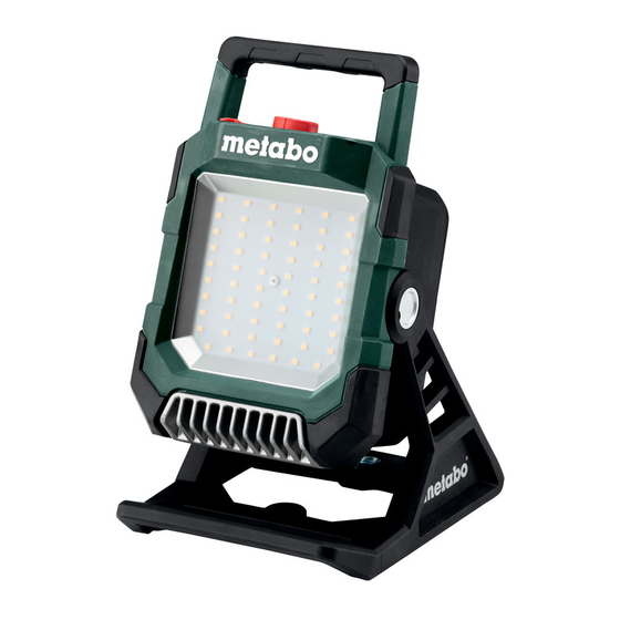 Metabo BSA 12-18 LED 2000 Manuales