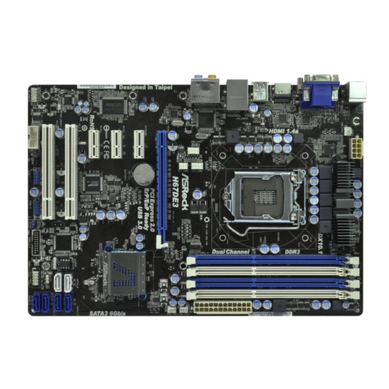 ASROCK H67DE3 Manual Del Usuario