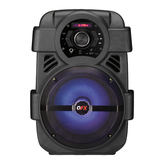 QFX PBX-8 Instrucciones De Funcionamiento