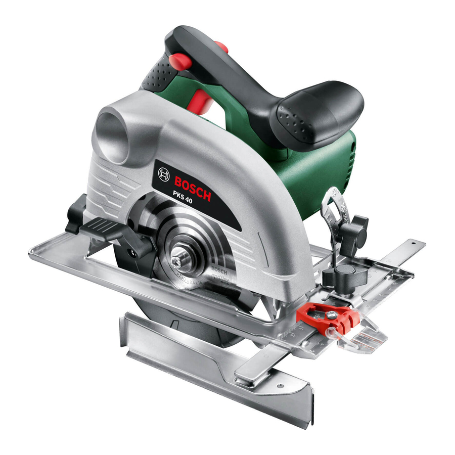 Bosch PKS 40 Manual De Instrucciones