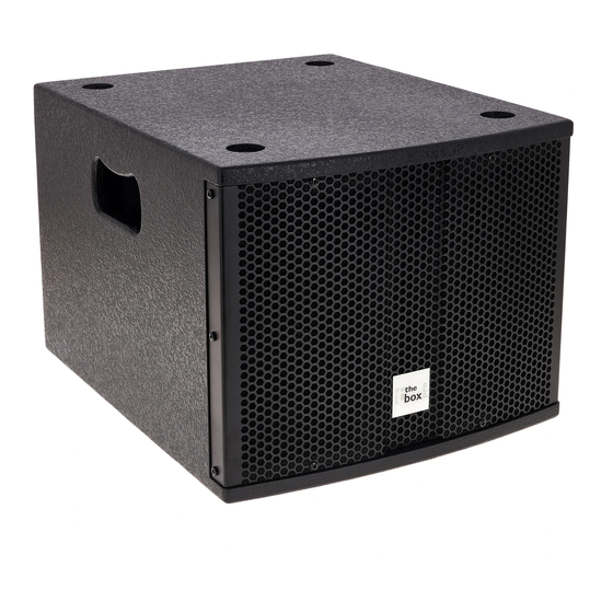 thomann The Box Pro ACHAT 108 SUBA Manual De Instrucciones