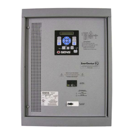 Sens EnerGenius 12V/75-150A Manual De Instalación Y Operación
