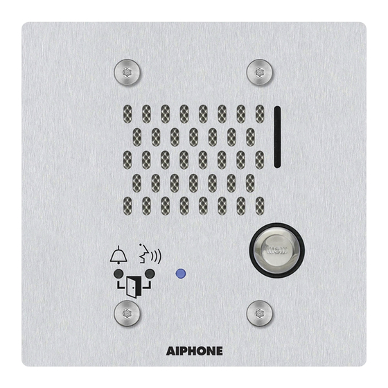 Aiphone IX Serie Manual De Ajuste Web