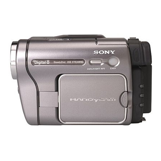 Sony Handycam CCD-TRV238E Manual De Instrucciones