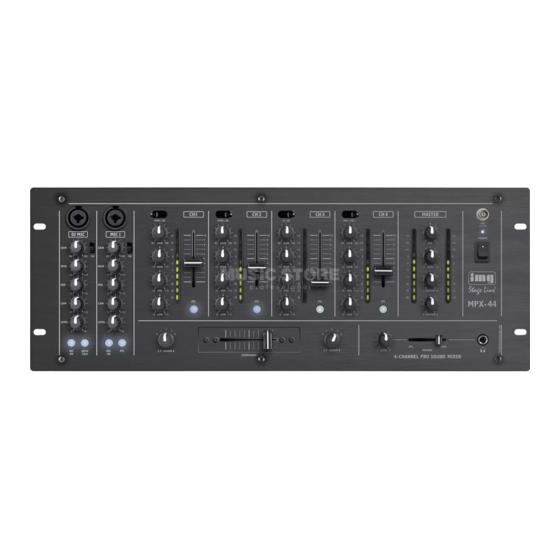 IMG STAGELINE MPX-44/SW Manual De Instrucciones