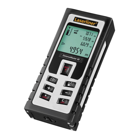 LaserLiner DistanceMaster 100 Manual De Instrucciones
