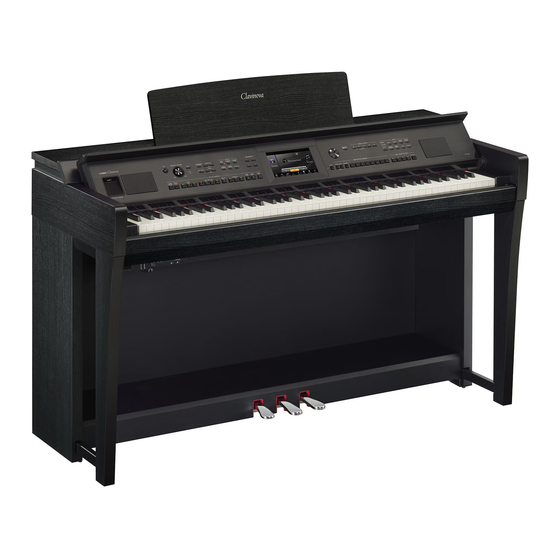 Yamaha Clavinova Serie Manual De Referencia