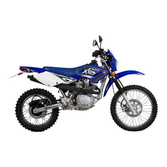 Motomel X125 Manuales