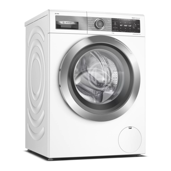 Bosch WAX32EH0ES Manual De Usuario E Instrucciones De Montaje