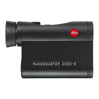 Leica RANGEMASTER 2000-B Manual De Instrucciones