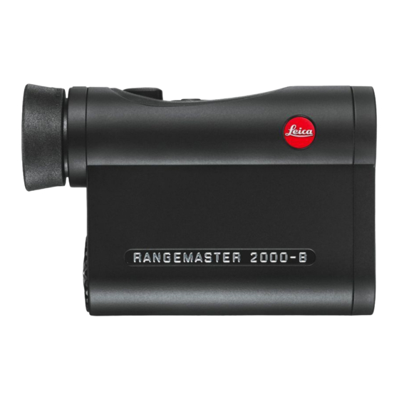 Leica RANGEMASTER 2000-B Manuales