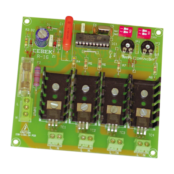 CEBEK R-16 Guia De Inicio Rapido