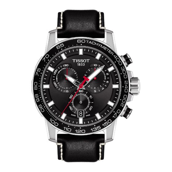 Tissot Quickster Chrono Foot Manual De Instrucciones