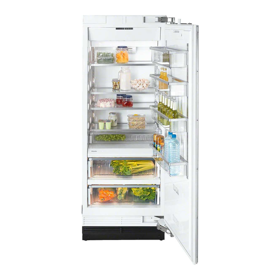 Miele K 1801 Vi Manual De Uso Y Manejo