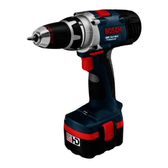 Bosch GSR 12 VE-2 Professional Manual Original