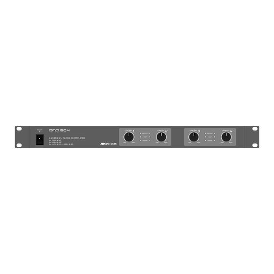 JB Systems amp 150.4 Manual De Instrucciones