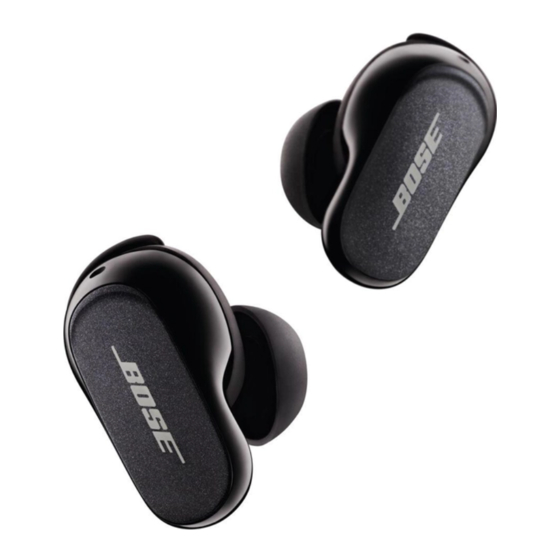 Bose QUIETCOMFORT EARBUDS II Manual De Instrucciones