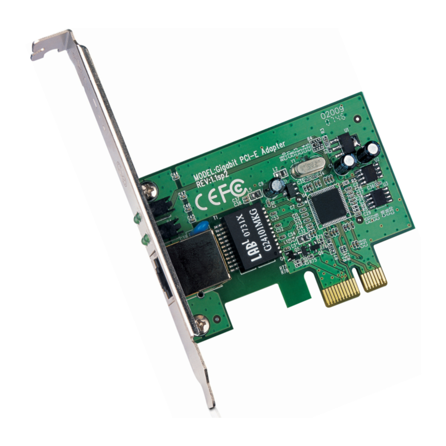 Adaptador de red PCI Express Gigabit TG-3468