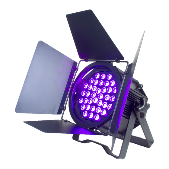 thomann Stairville Octagon UV 36x3W Manual De Instrucciones