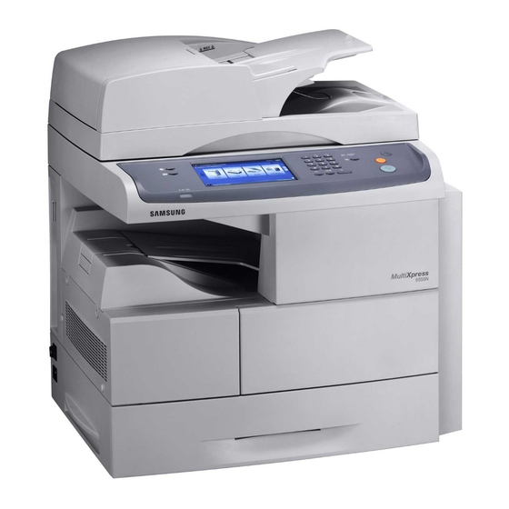 Samsung SCX-6555NX Serie Manual Del Usuario