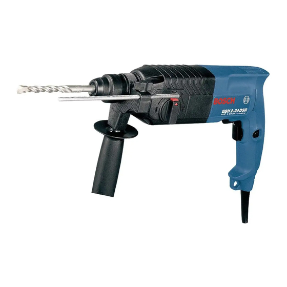 Bosch GBH 2-24 DFR Instrucciones De Servicio