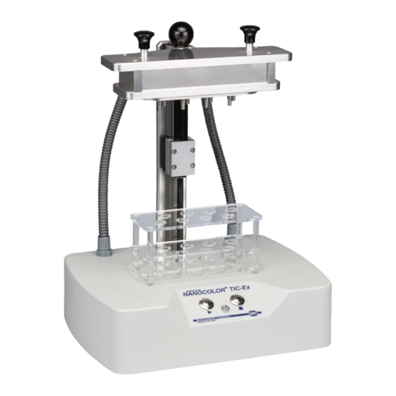 MACHEREY-NAGEL NANOCOLOR TIC-Ex Manual De Usario