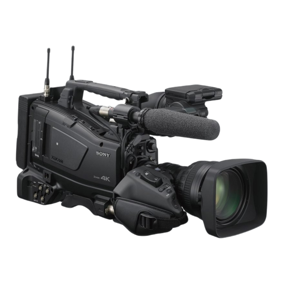 Sony PXW-Z750 Manual De Instrucciones