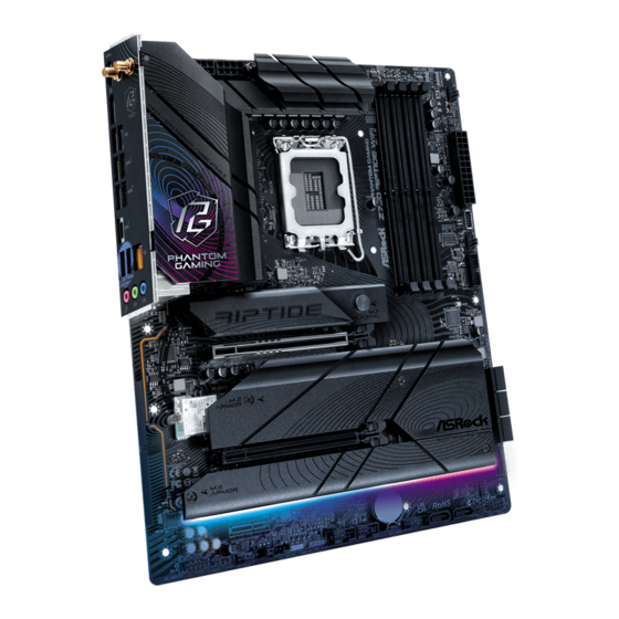 ASROCK Z790 RIPTIDE Manual De Usuario