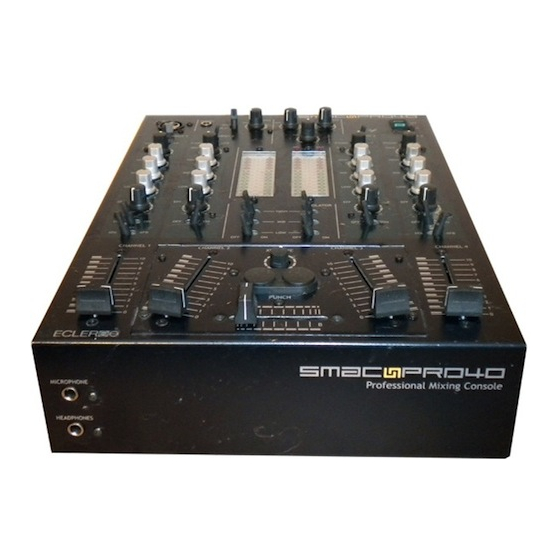 Ecler SMAC PRO40 Manual De Instrucciones